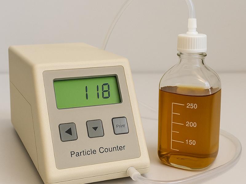 Ensaio de Contagem de Partículas