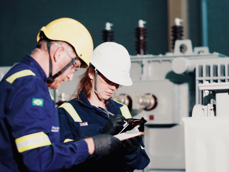 Amostragem de Óleo Lubrificante